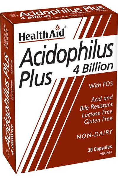 Health Aid Acidophilus Plus (4 billion), 30caps