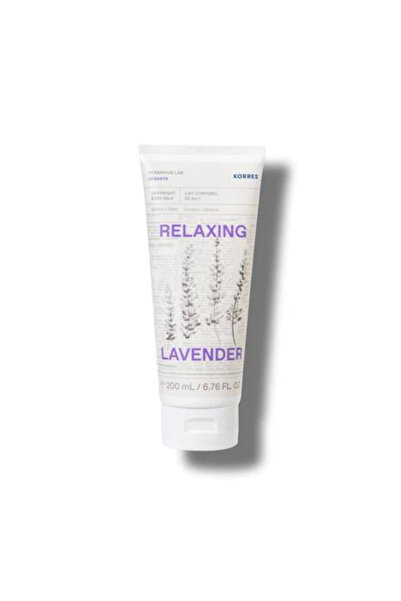 korres Overnight Body Milk Relaxing Lavender Γαλάκτωμα Σώματος Λεβάντα για Αί...