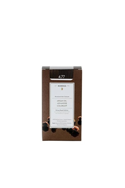 korres Argan Oil Advanced Colorant 4.77 Σκούρο Σοκολατί