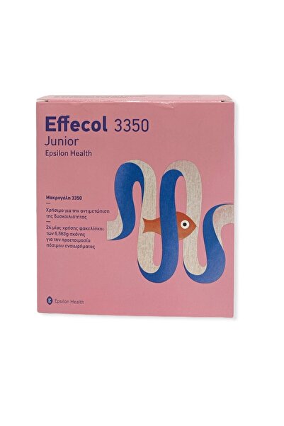 Epsilon Health Effecol 3350 Junior Μακρογόλη για την αντιμετώπιση της δυσκοιλ...