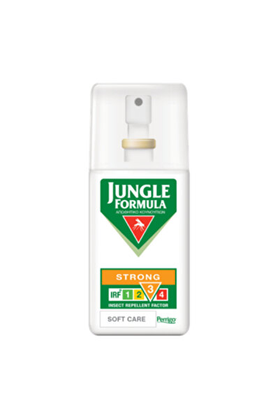 OMEGA PHARMA JUNGLE FORMULA Strong Soft Care Αντικουνουπικό Σπρέι με Καταπραϋ...