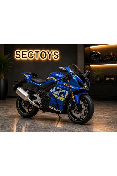 scntoys نموذج دراجة نارية سوزوكي GSX R1000 مصبوب بالقالب بمقياس 1:12 مع صندوق...