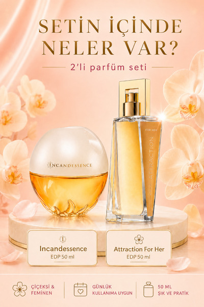 AVON Incandessence Attraction Duo Set