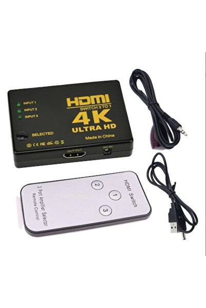 K KATHODE Comutator, Splitter HDMI, 3 intrări, 1 ieșire