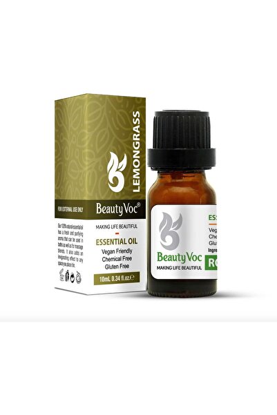 Beauty Voc زيوت عضوية وعشبية، 10 مل - زيت عشبة الليمون