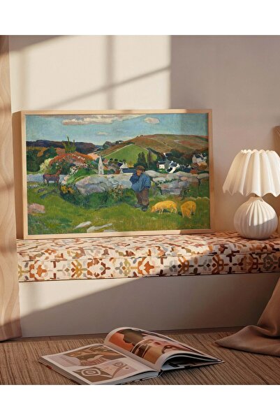 Pegziz Pictură Paul Gauguin: Pastor de porci |   Artă a vieții la țară, decor...