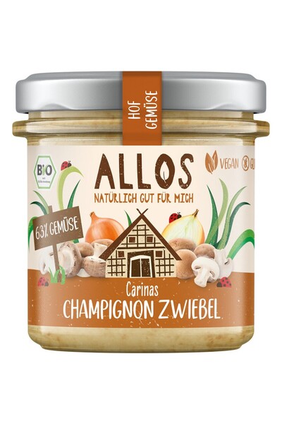 Allos Crema tartinabila cu ceapa si ciuperci champignon,