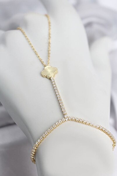 norsary Gold Color Brass Laser Clover Model Zircon Stone Shahmeran