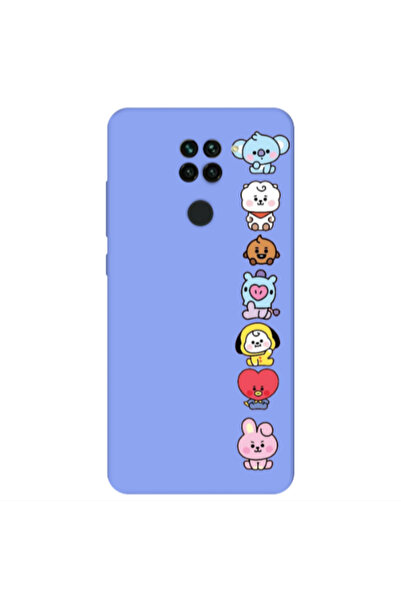 Other Xiaomi Redmi Note 9 Lovely animals Light Purple Colored Silicone TPU Θήκη