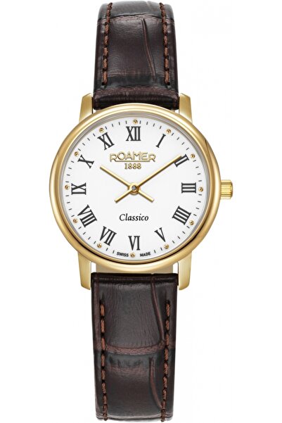 Roamer Ceas de damă 971857 48 25 05 — maro, clasic, pentru cupluri