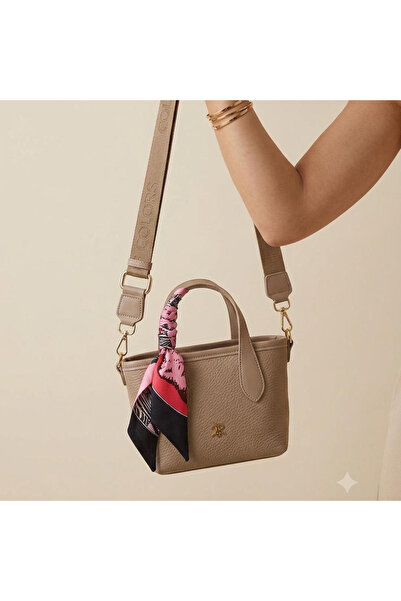 Polo Of Colors Women's Leather Look Medium Size Hand and Shoulder Bag