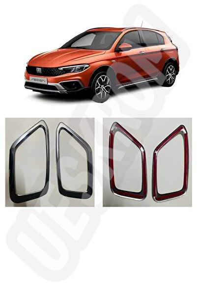 ueskrom Fiat Egea Cross Uyumlu Krom Sis Çerçevesi 2016 Üzeri