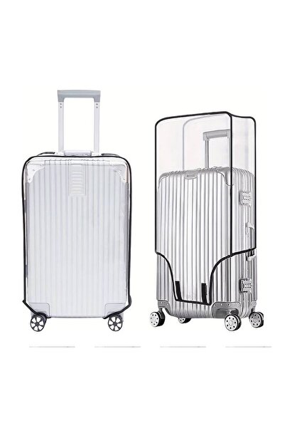 OEM Husa Transparenta pentru Valiza (L) – protecție PVC transparentă pentru b...