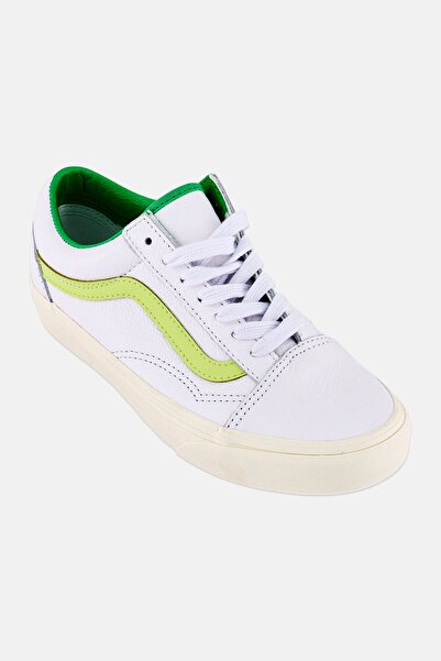 Vans Women Old Skool Lace Up Skateboarding Shoes, White