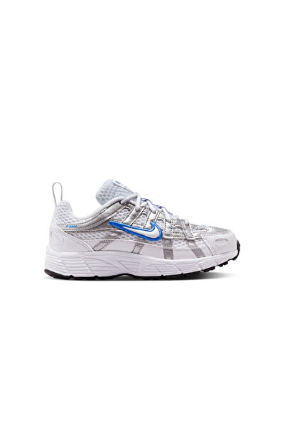 Nike P-6000 Retro Tasarım Günlük Spor Ayakkabı Beyaz / Gümüş / Mavi