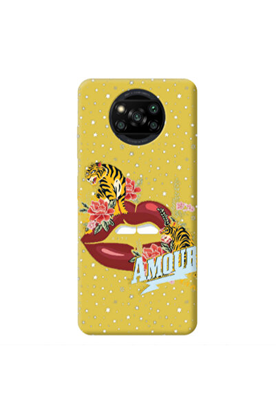 Other Xiaomi Poco X3 Pro Amour Yellow Colored Silicone TPU Θήκη