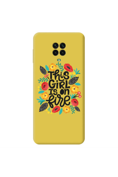 Other Xiaomi Redmi Note 9 Pro This Girl Yellow Colored Silicone TPU Θήκη