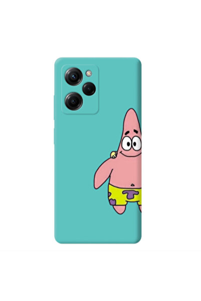 Other Xiaomi Poco X5 Pro Spong 1 Turquoise Colored Silicone TPU Θήκη
