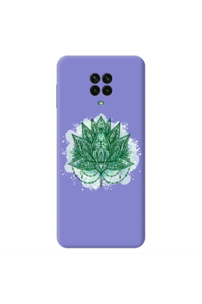 Other Xiaomi Redmi Note 9 Pro Witch leaf Purple Colored Silicone TPU Θήκη