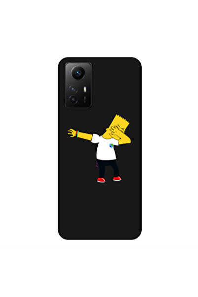 Other Xiaomi Redmi Note 12s Simpsons2 Black Colored Silicone TPU Θήκη