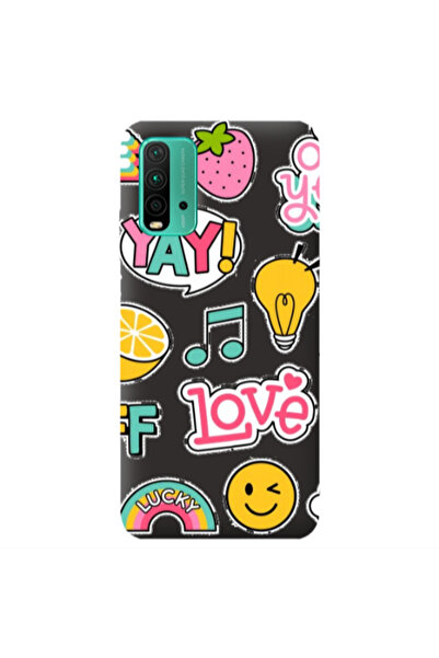 Other Xiaomi Poco M3 Cute desing Black Colored Silicone TPU Θήκη