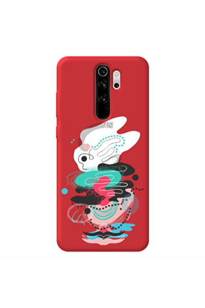 Other Xiaomi Redmi Note 8 Pro Abstract 50 Red Colored Silicone TPU Θήκη