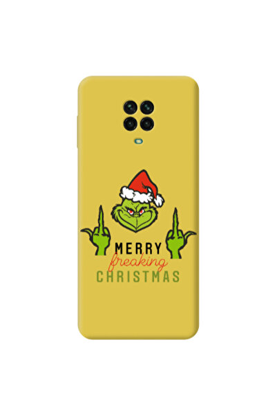 Other Xiaomi Redmi Note 9 Pro Merry Christmas44 Yellow Colored Silicone TPU Θήκη