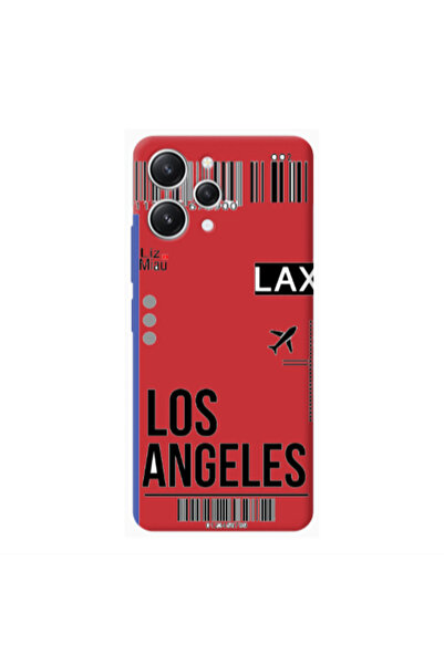 Other Xiaomi Redmi 12 Los angeles Red Colored Silicone TPU Θήκη