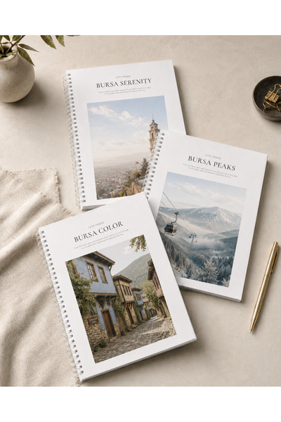 Copyrite Bursa Themed Modern Notebook 3-Piece Series |   B5 70 Sheets, Unline...