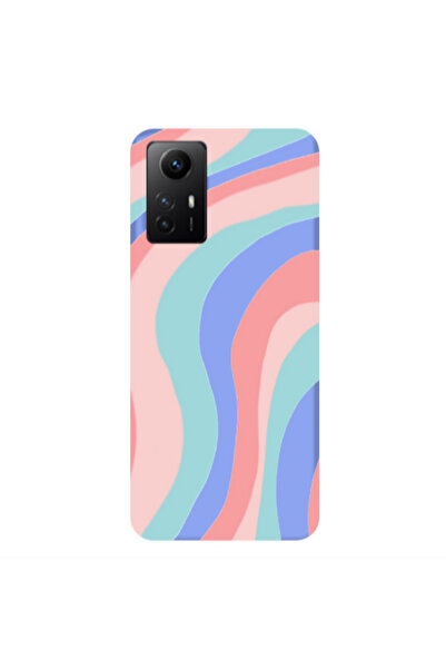 Other Xiaomi Redmi Note 12s Colored lines Light Purple Colored Silicone TPU Θήκη