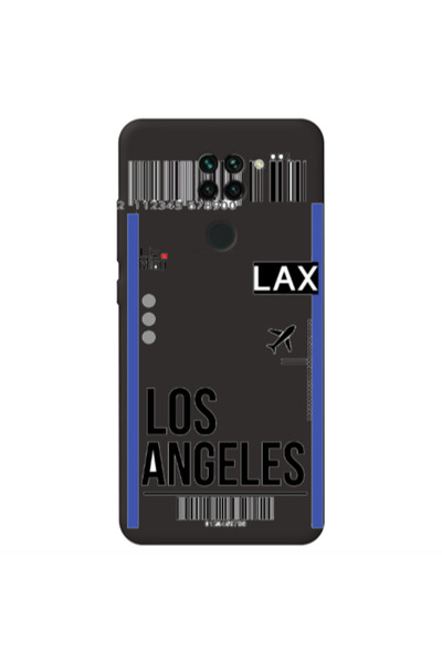 Other Xiaomi Redmi Note 9 Los angeles Black Colored Silicone TPU Θήκη