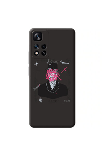 Other Xiaomi Redmi Note 11 Pro 5G Awes Black Colored Silicone TPU Θήκη