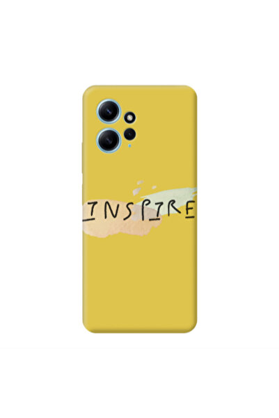 Other Xiaomi Redmi Note 12 4G Inspire Yellow Colored Silicone TPU Θήκη