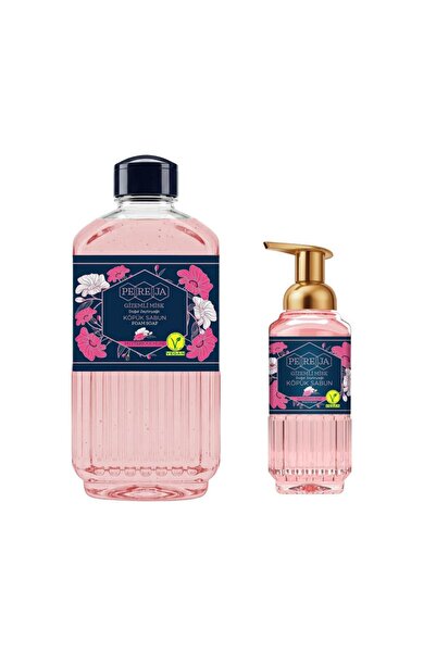 Pereja Gizemli Misk Doğal Zeytinyağlı Köpük Sabun 1000 ml + 500 ml Avantajlı ...