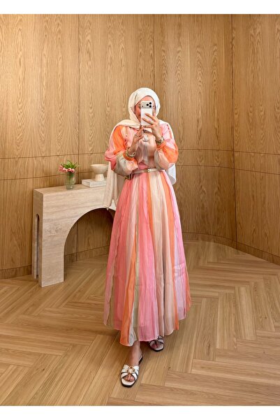 SOİ Bloom Renkli Elbise