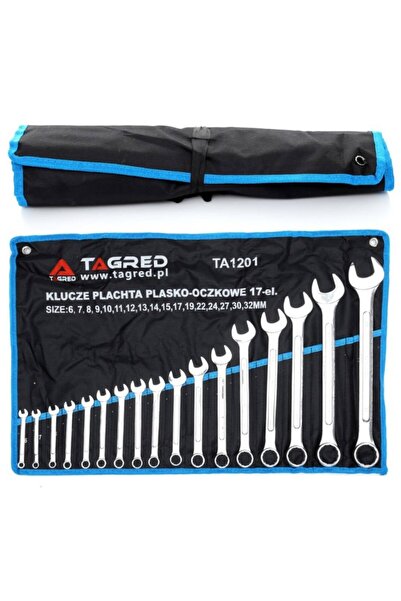 Tagred Professional Set de 17 chei combinate, Tagred TA1201, 6-32 mm, oțel CrV