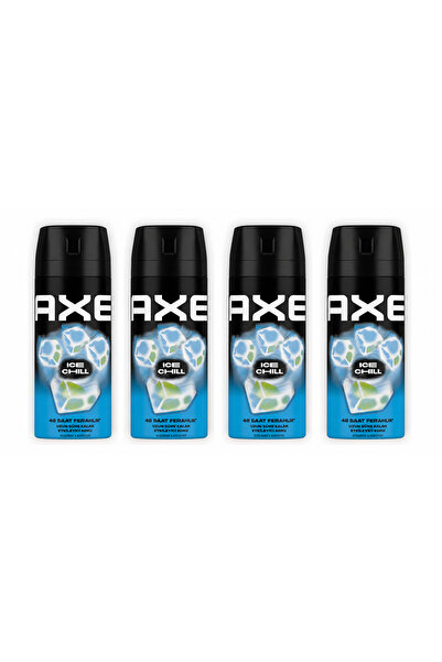 Axe Erkek Deodorant & Bodyspray Ice Chill 48 Saat Etkileyici Koku 150 ml X 4 ...