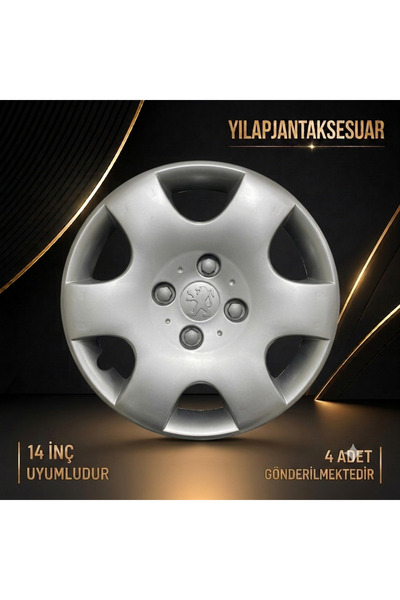 YILAPJANT YILAPJANTAKSESUAR PEUGEOT 14 İNÇ JANT KAPAĞI