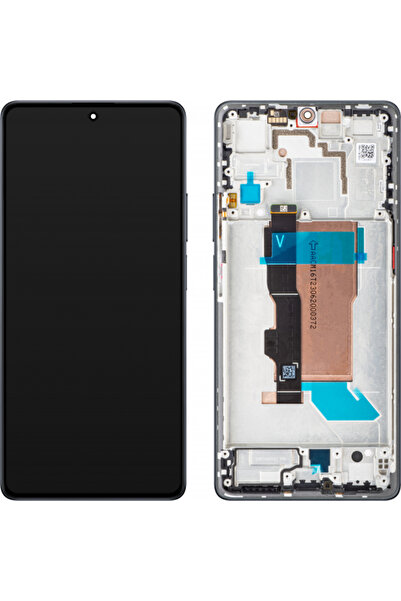 Xiaomi Poco F5 Touchscreen Display, with Frame, Black, Service Pack 560001M16T00