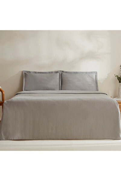 Karaca Home Farel Muslin Double Pique Set Light Gray