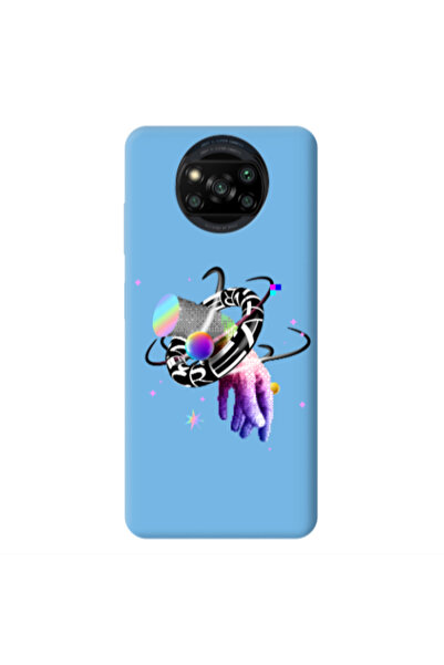 Other Xiaomi Poco X3 /X3 Pro Y2k Blue Colored Silicone TPU Θήκη