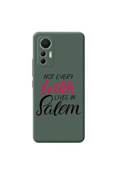 Other Xiaomi Mi 12 Lite Not every witch lives in salem Dark Green Colored Sil...