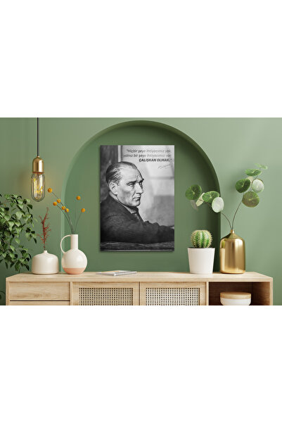 Atatürk Sözlü Cam Tablo 15