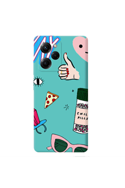Other Xiaomi Poco X5 Pro Chill Turquoise Colored Silicone TPU Θήκη
