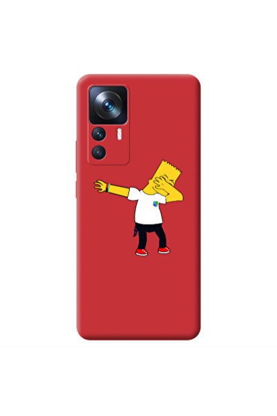 Other Xiaomi Mi 12T Simpsons2 Red Colored Silicone TPU Θήκη