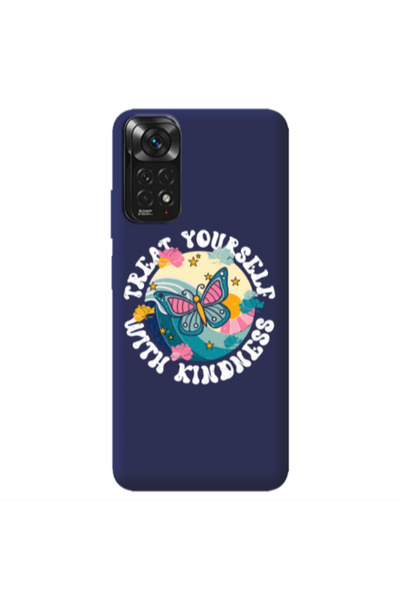 Other Xiaomi Redmi Note 11 4G Kindless Yourself Dark blue Colored Silicone TP...