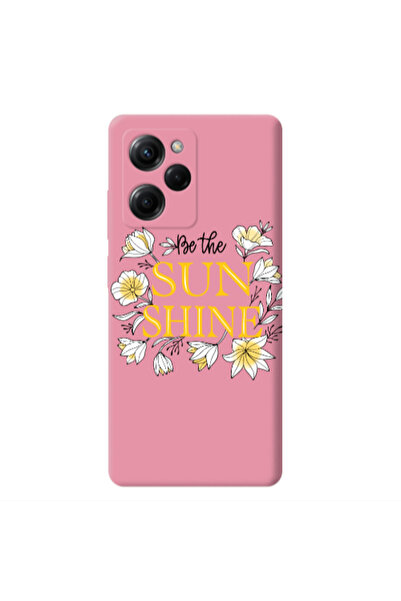 Other Xiaomi Poco X5 Pro Sun Shine Pink Colored Silicone TPU Θήκη
