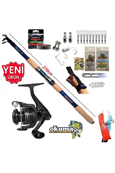 Okuma Revenger Rv-3000A 270cm 50-100gr Ultimate Tele Kıyı Olta Takımı Seti