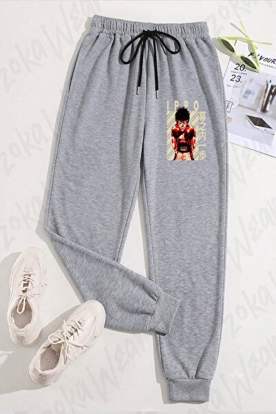 ZOKAWEAR بنطلون رياضي مطبوع للجنسين من Ippo the boxer Manga Ippo makunouchi