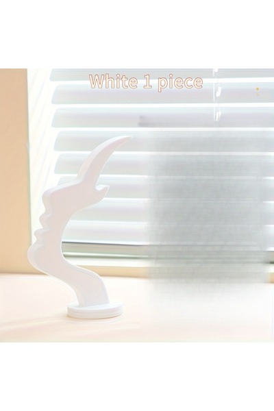 Choice1 White 1piece 2pcs Abstract Face Design Eyeglass Holder & Fashion Glas...